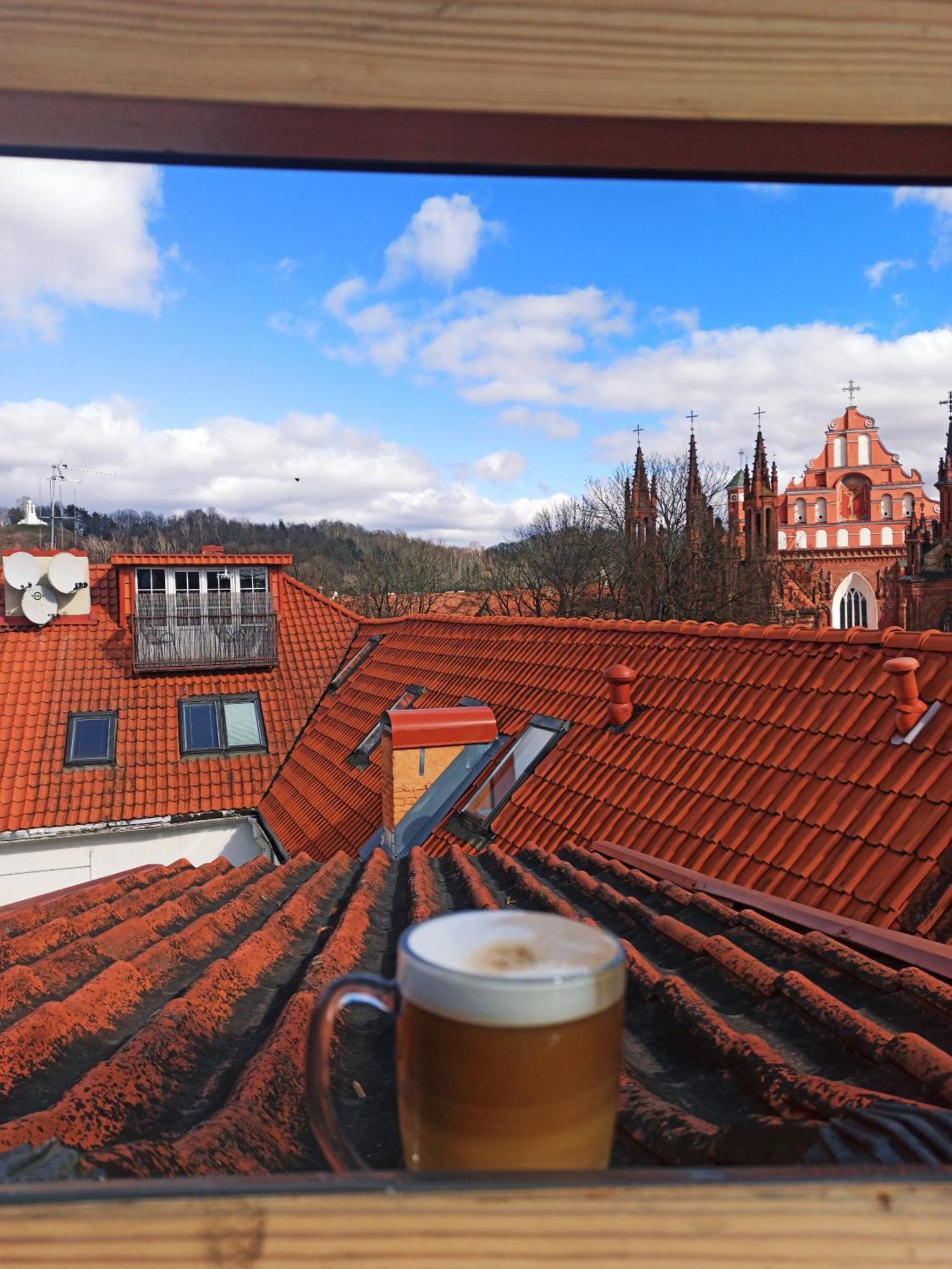 Private Sauna & 4 Bedrooms Old Town Rooftop Apartamento Vilna